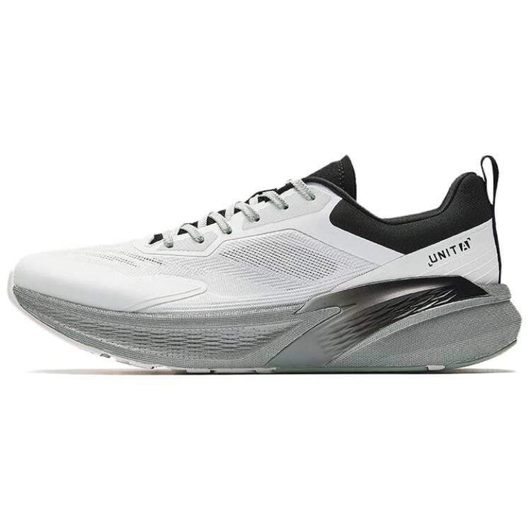 Anta Burning Exercise Lightweight Anti Slip Low top Casual Running Shoes Men's White Black