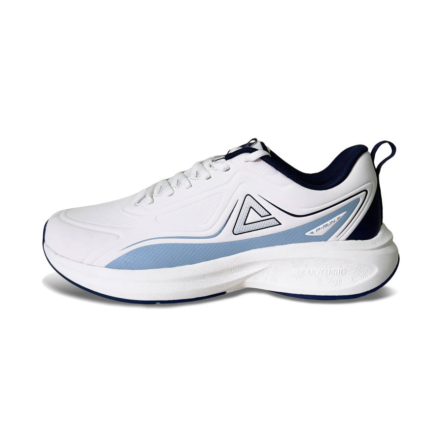 PEAK Taichi Journey Running Shoes Men's Low Top Ivory/Dark Blue