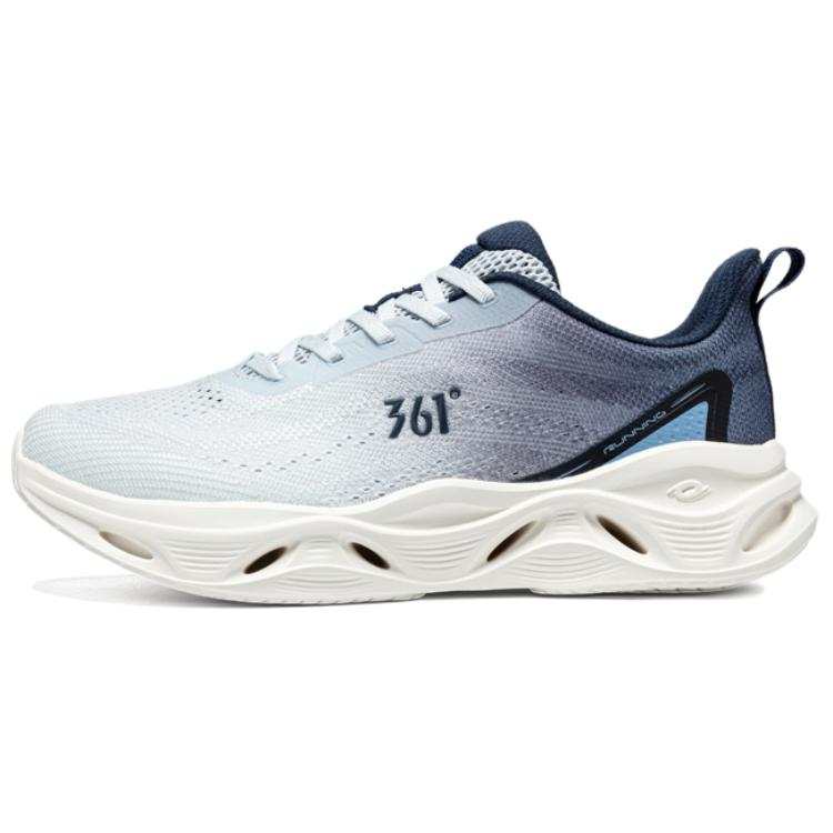 361° Abrasion Resistant Breathable Low top Casual Training Sprint Running Shoes Men's Blue