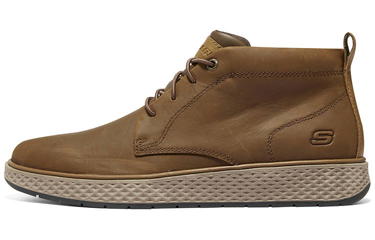 Skechers BURKETT Men's Casual Shoes Men's Dark Brown