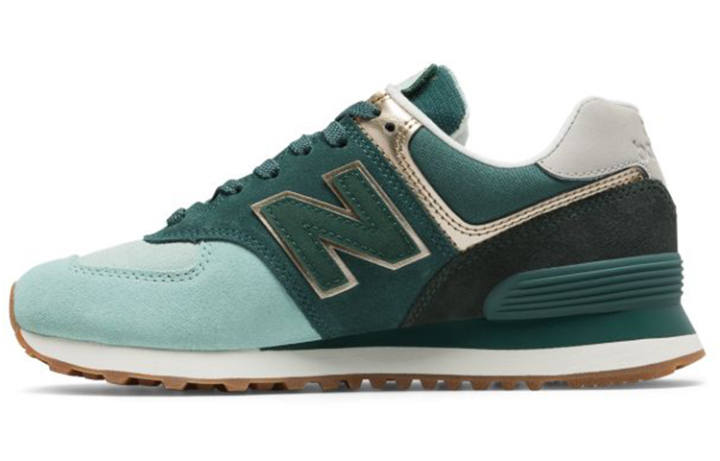 New Balance 574 Wmns New Balance Metallic Patch 'Agave' Women's