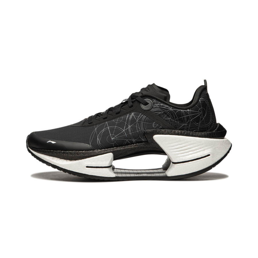 Li-Ning Li Ning Shadow 3 Essential Cushioning Support Rebound Low top Running Shoes Men's Black