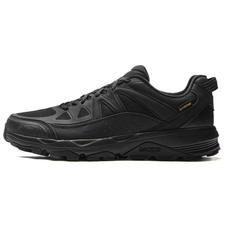 Li-Ning Li Ning Gundam Low top Casual Trail Running City Commuting Running Shoes Men's Black