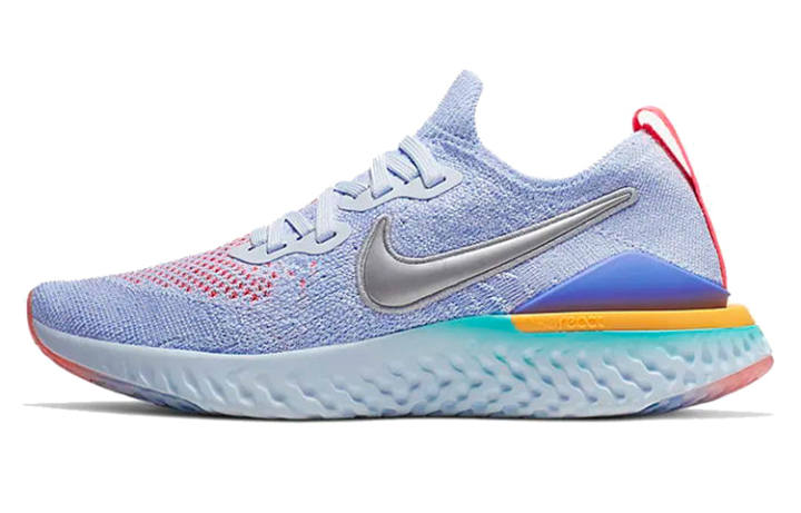 Nike Nike Epic React Flyknit 2 'Aluminum' Gs