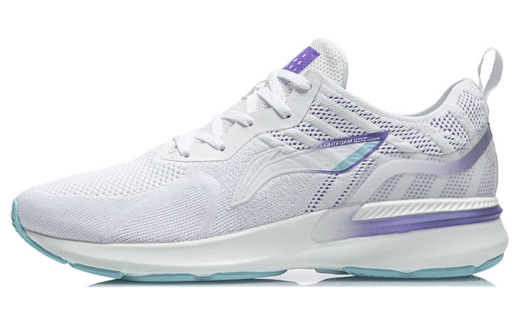 Li-Ning Li Ning Fabric Cushioning Slip Resistant Abrasion Resistant Breathable Lightweight Low top Running Shoes Men's
