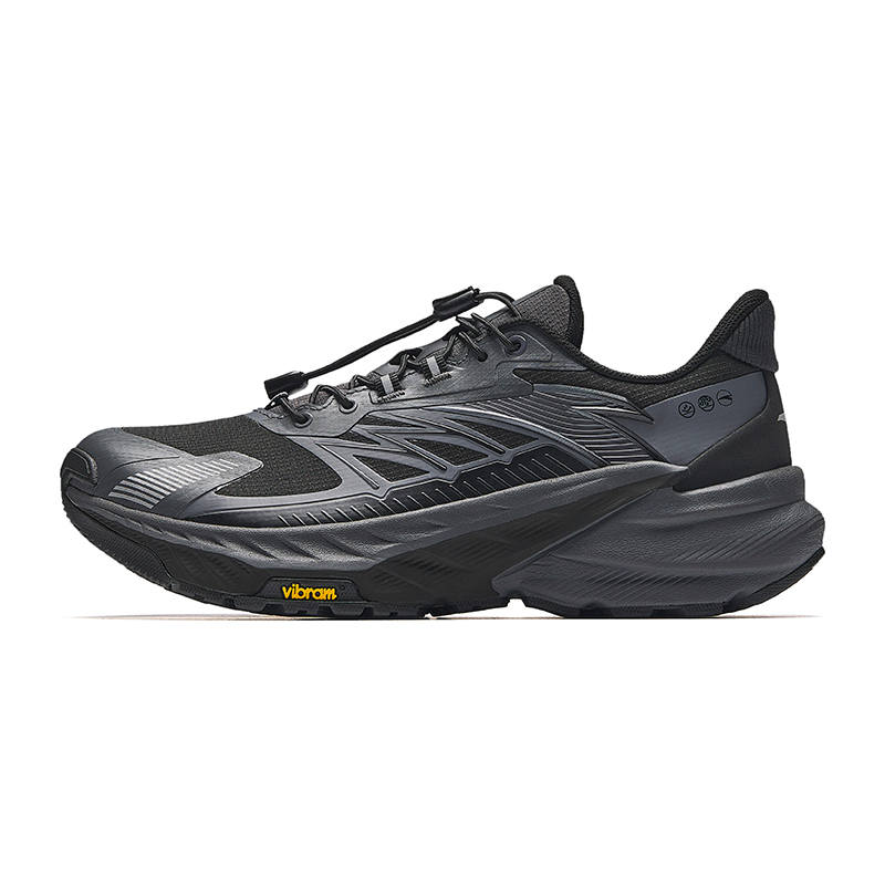 Anta Wild Exploration Slip Resistant Abrasion Resistant Low top Running Shoes Women's Black Gray