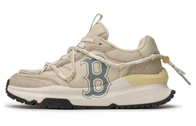 MLB MLB Chunky Runner Low top Casual Running Shoes Unisex Beige Black