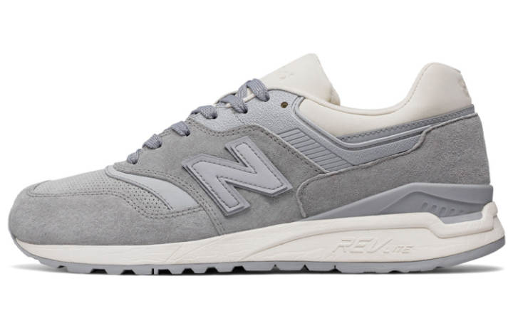 New Balance New Balance NB 997 Cushioning Low top Running Shoes Unisex Gray White D Width