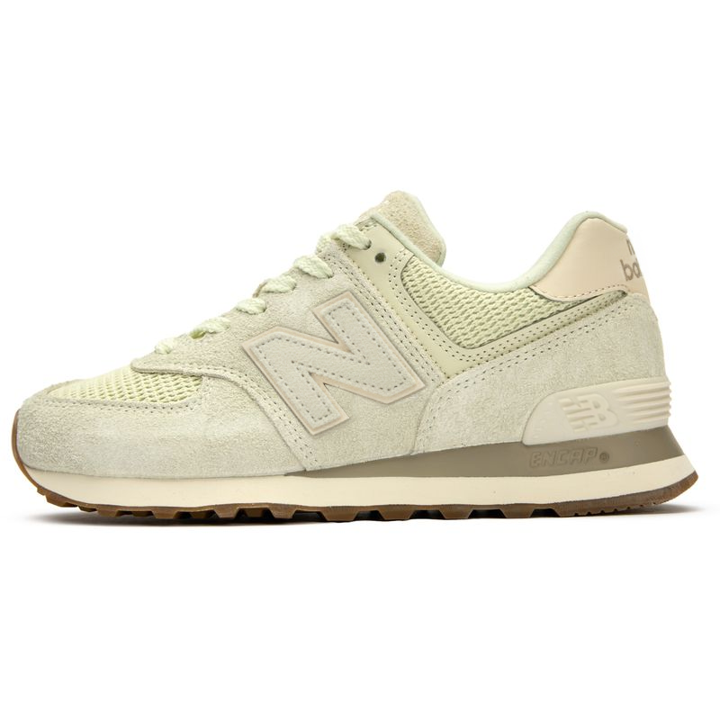 New Balance New Balance NB 574 Comfortable Abrasion Resistant Breathable Running Shoes Women's Beige