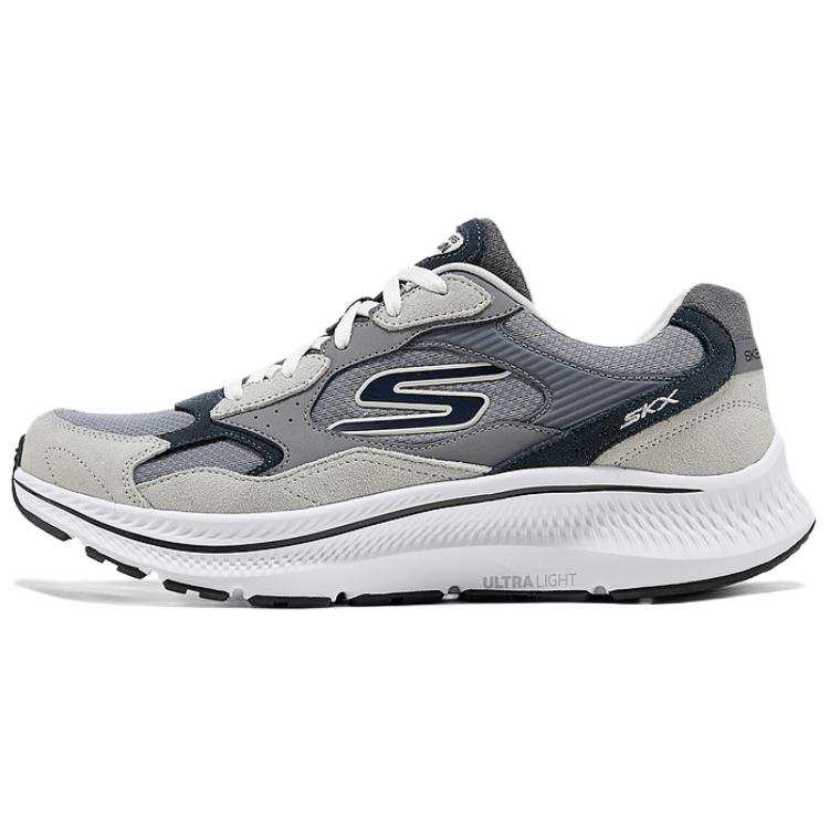 Skechers MEN'S GO Textile, Synthetic Leather, Leather Cushioning Breathable Anti Rollover Lightweight Balance Support