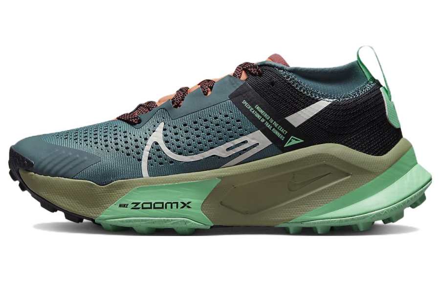 Nike Nike ZoomX Zegama Mineral Slate Black Green Glow Light Bone Women's