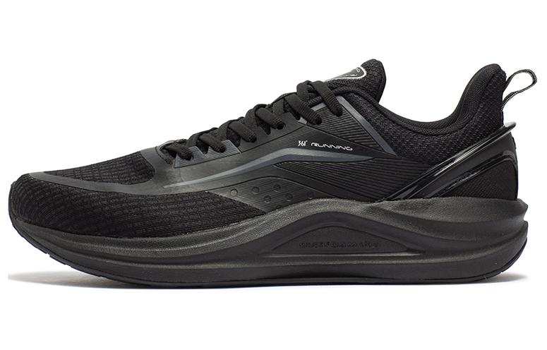 361° Slip Resistant Abrasion Resistant Low top Running Shoes Men's Black