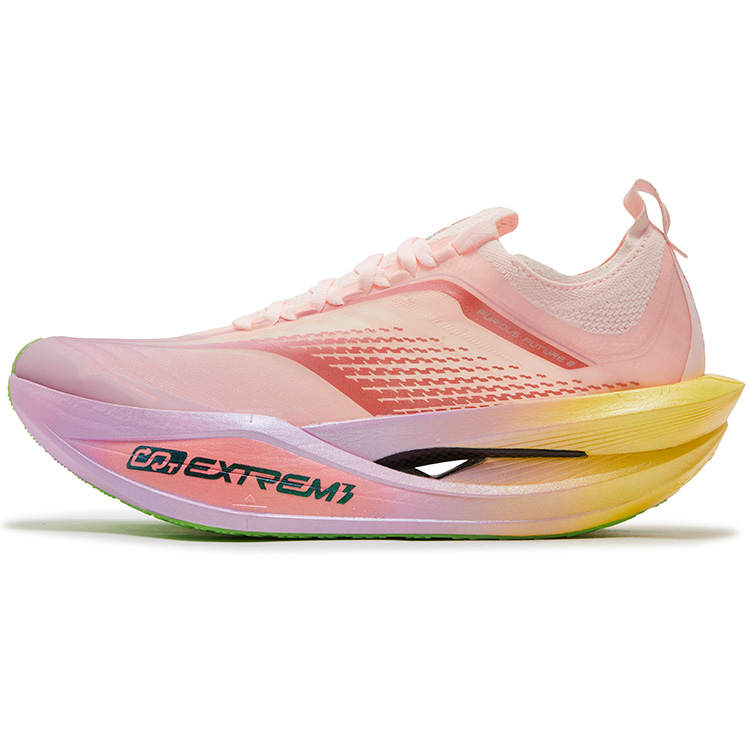 361° Feiyang Future 2.0 Low top Carbon Plate Casual Racing Running Shoes Unisex Heart Pink