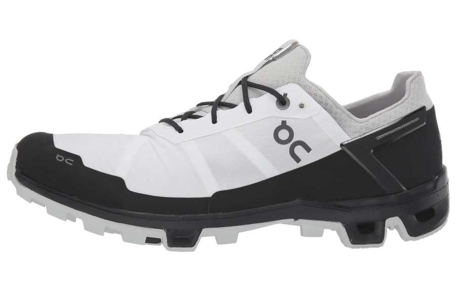 On Cushioning Slip Resistant Abrasion Resistant Waterproof Low top Trail Running Shoes Men's Black White
