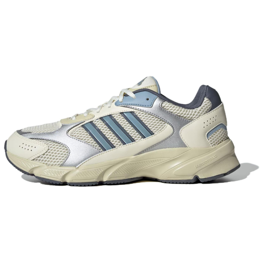 Adidas Neo CRAZYCHAOS 2000 Slip Resistant Abrasion Resistant Low top Casual Running Shoes Unisex Beige Silver Blue