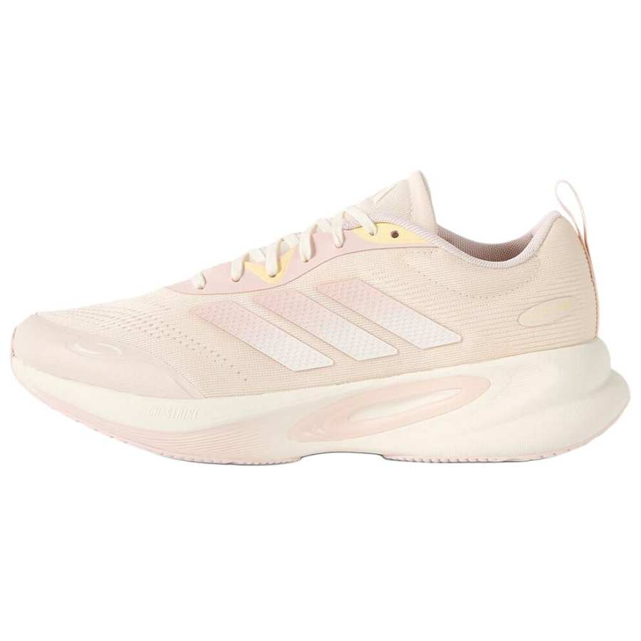 Adidas Adidas ORBIT STAR Fabric Cushioning Abrasion Resistant Breathable Lightweight Running Shoes Women's Beige Pink