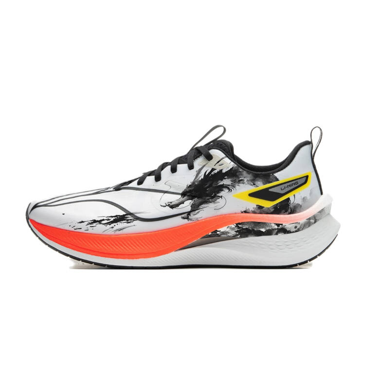 Li-Ning Li Ning Red Hare 7 Pro Cushioning Slip Resistant Breathable Low top Casual Running Shoes Men's White