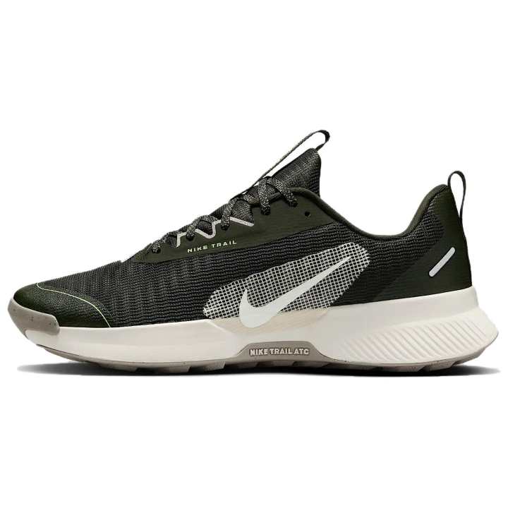 Nike Nike Juniper Trail 3 Comfortable Fabric Low top Trail Running Shoes Men's Gray Green
