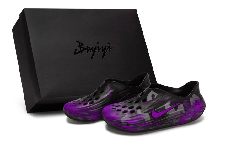 Nike Nike ReactX Rejuven8 Clogs Unisex Black Purple