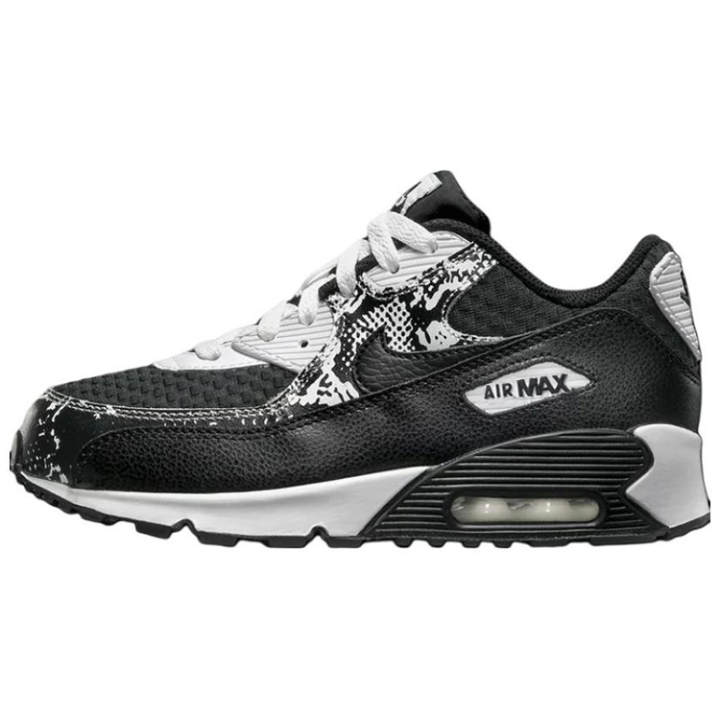 Nike Nike Air Max 90 Cushioning, Wear Resistant Low top Running Shoes Men's Black