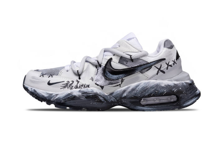 Nike Nike Air Max Fusion Cushioning Low top Running Shoes Men's Light Gray