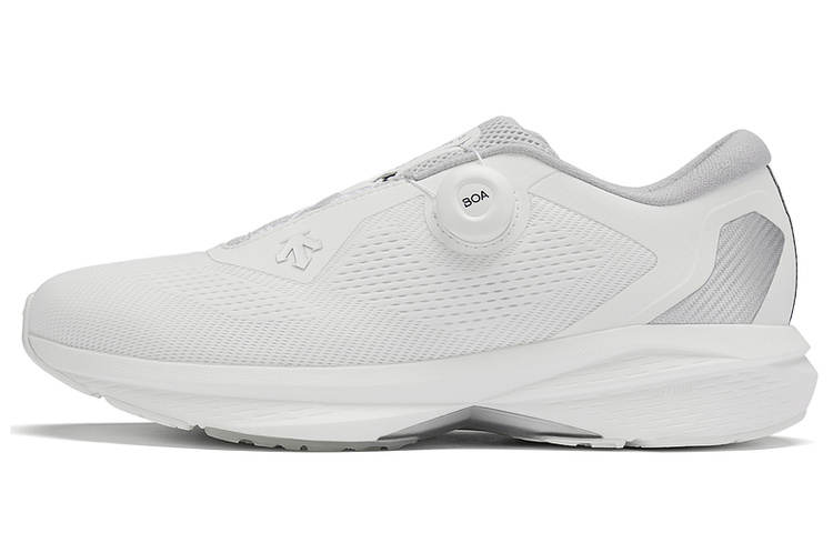 DESCENTE DFLUID Fabric Rebound Support Rebound Support Low top City Commuting Running Shoes Men's White