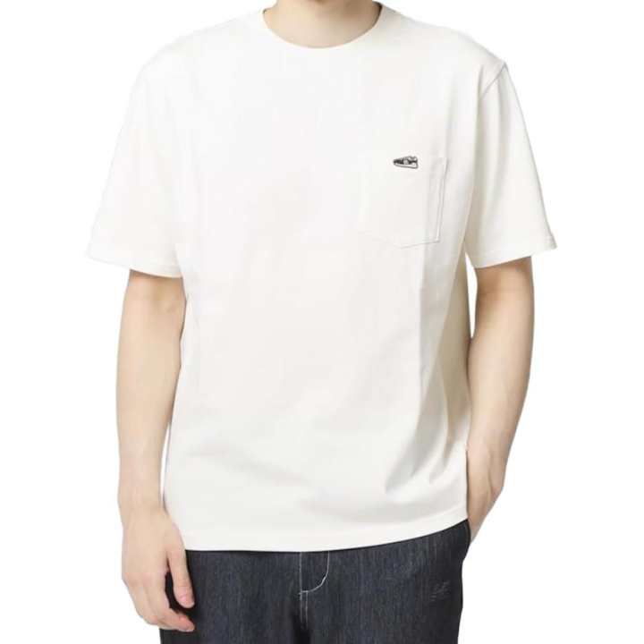 New Balance New Balance T Shirts Men's Ecru Crew Neck