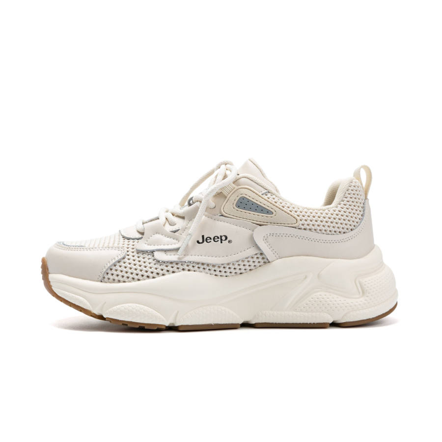 Jeep Abrasion Resistant Breathable Lightweight Height Increasing Low top Chunky Sneakers Women's