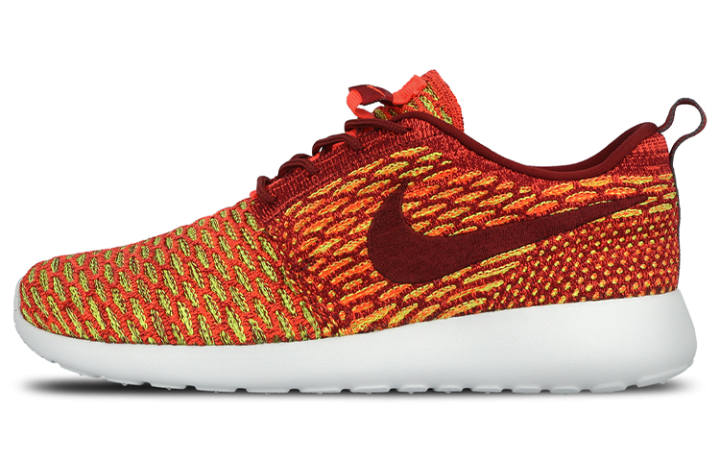 Nike Nike Roshe One Flyknit Team Red Bright Crimson Volt Women's