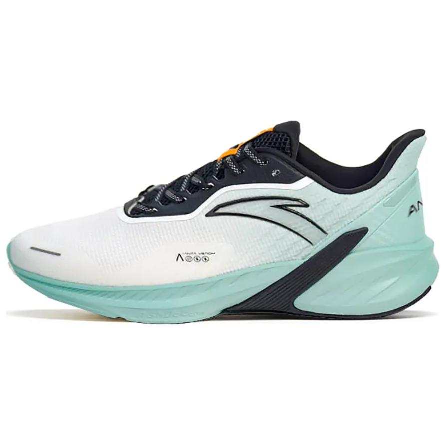 Anta Running Collection Fabric Cushioning Slip Resistant Abrasion Resistant Low top Sprint Running Shoes Men's
