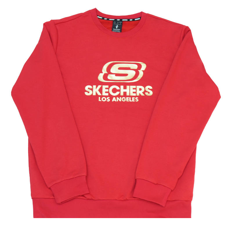 Skechers Pullover Sweatshirt Unisex Race Red