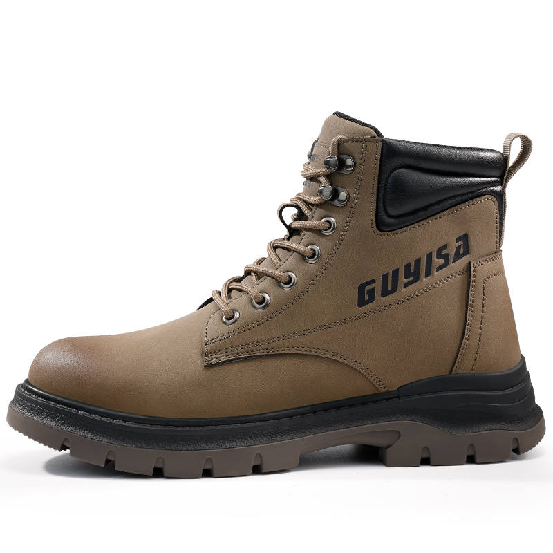 LANOUDUN Abrasion Resistant Impact Resistant High top Outdoor Shoes Men's Green