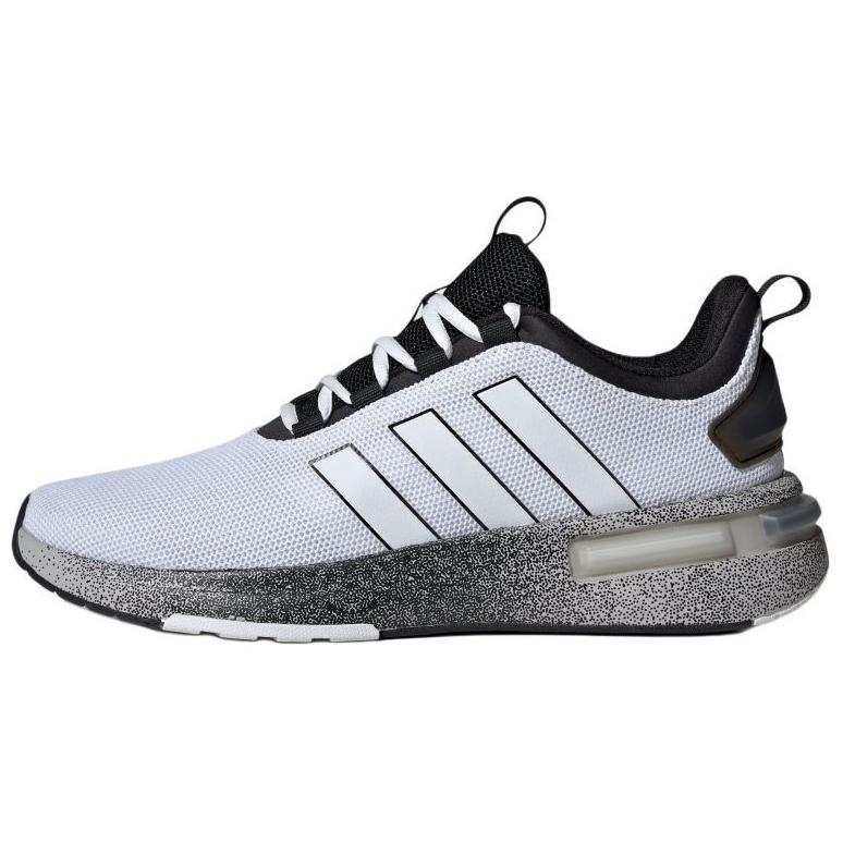 Adidas Adidas RACER TR23 Slip Resistant Abrasion Resistant Low top Casual Running Shoes Men's White Black