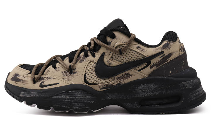 Nike Nike Air Max Fusion Cushioning Abrasion Resistant Lightweight Low top Running Shoes Men's Black Brown