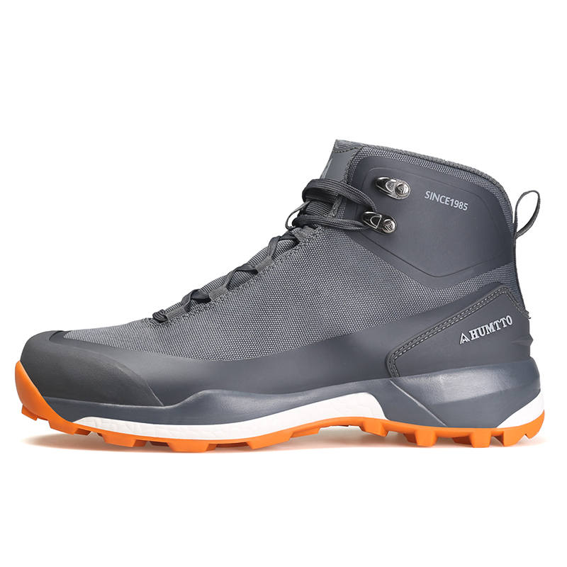 HUMTTO Abrasion Resistant Breathable Abrasion Resistant Breathable High top Outdoor Shoes Men's Dark Gray