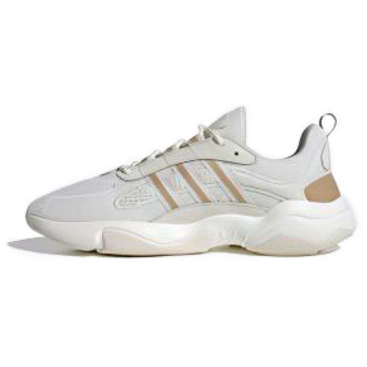 Adidas Originals Haiwee Mesh Cushioning Abrasion Resistant Breathable Low top Chunky Sneakers Unisex White Yellow
