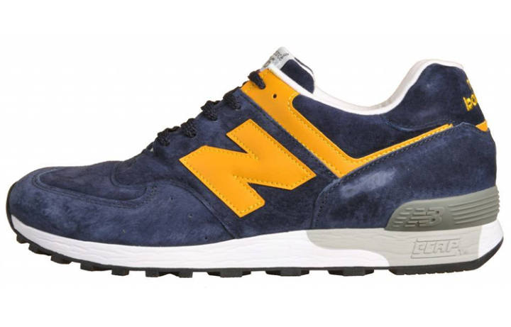 New Balance New Balance NB 576 Running Shoes Men's Low Top Dark Blue/Yellow