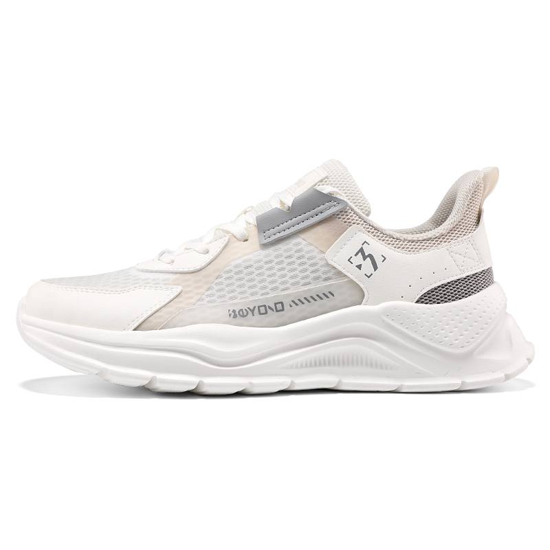 361° Slip Resistant And Breathable Low top Casual Running Shoes Men's White Gray