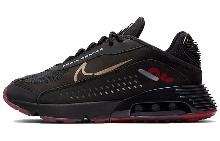 Nike Neymar x Nike Air Max 2090 Abrasion Resistant Abrasion Resistant Low top Casual Running Shoes Unisex Black Gold