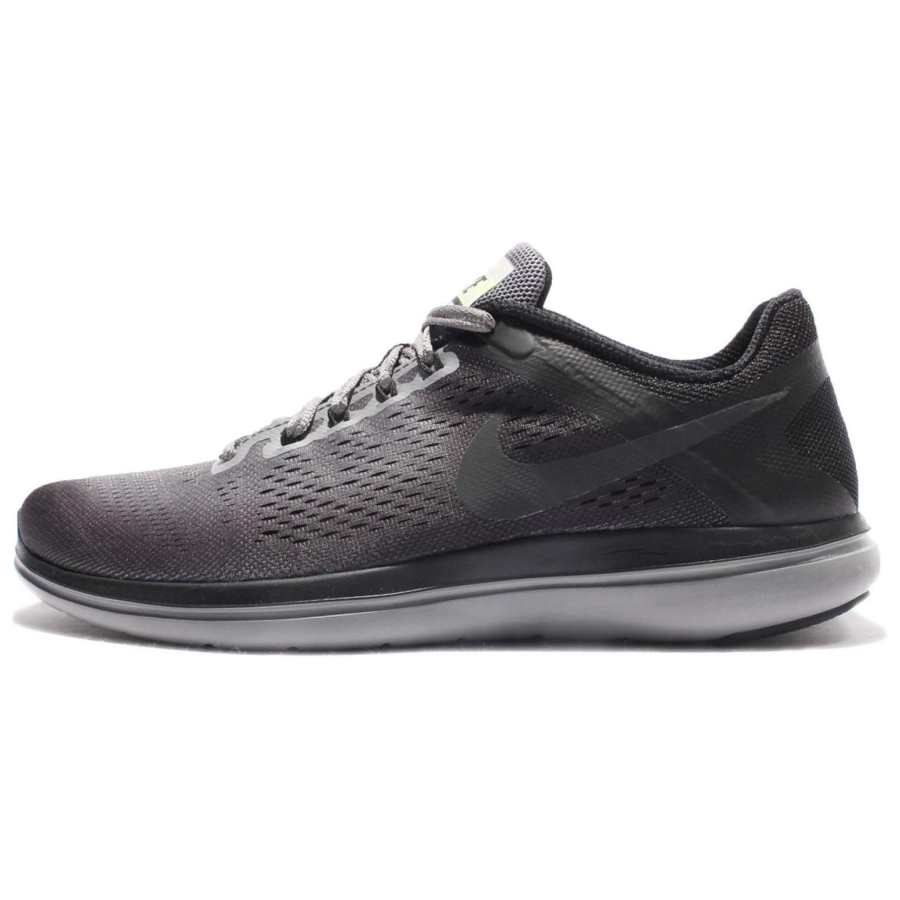 Nike Nike Flex 2016 RN Cushioning, Wear Resistant Low top Running Shoes Men's Black