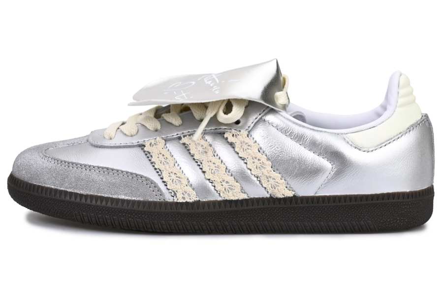 Adidas Originals Samba Low top Skateboard Shoes Unisex Silver