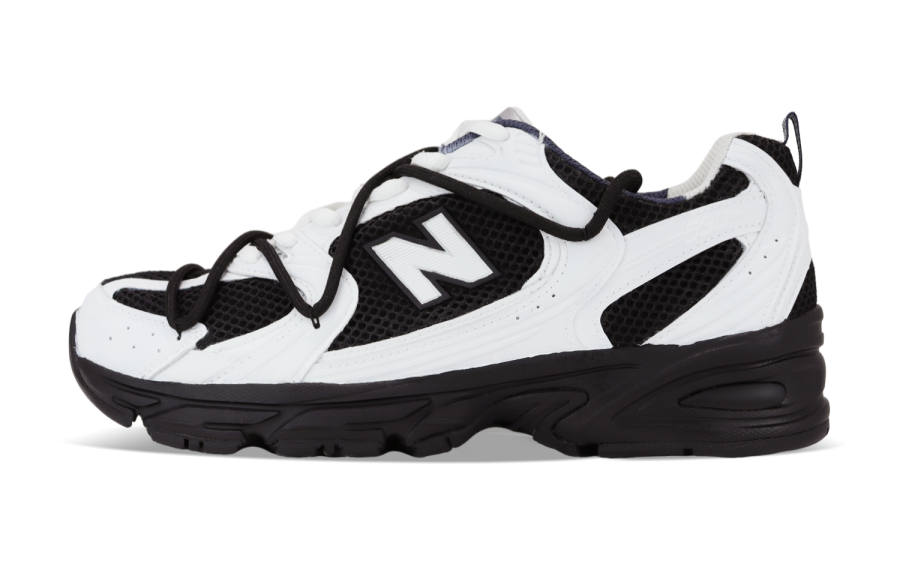 New Balance New Balance NB 530 Slip Resistant Abrasion Resistant Low top Running Shoes Unisex Black White
