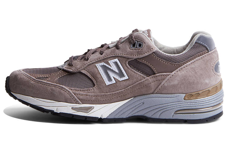 New Balance New Balance NB 991 Athleisure Fabric Low top Marathon Running Shoes Women's Cappuccino Brown