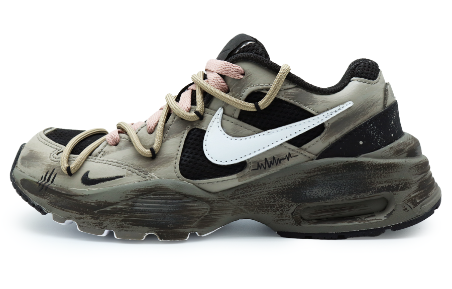 Nike Nike Air Max Fusion Slip Resistant, Abrasion Resistant, Lightweight Low top Running Shoes Women's Brown