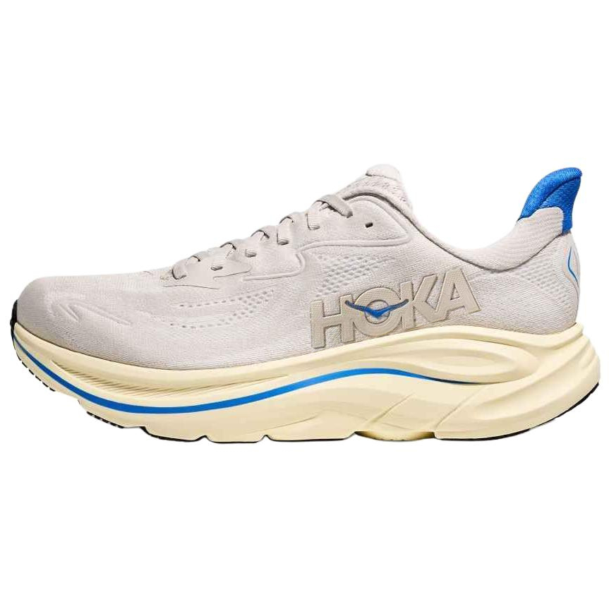 HOKA ONE ONE CLIFTON 10 Classic And Versatile Abrasion Resistant Breathable Casual Running Shoes Men's Beige