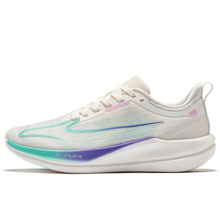 Erke Floating Boat 6MAX Running Shoes Women's Low Top Microcrystal White Jade Green
