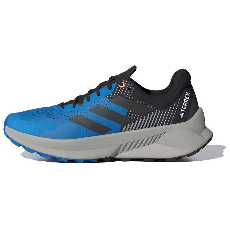 Adidas Adidas Terrex Soulstride Slip Resistant Abrasion Resistant Low top Casual Running Shoes Men's Blue