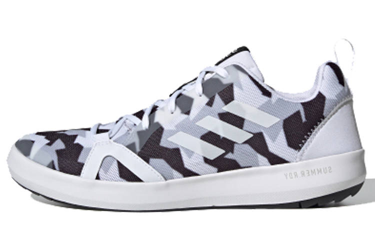 Adidas Adidas Terrex Boat Cushioning Abrasion Resistant Cushioning, Wear Resistant Low top Marathon Running Shoes Men's