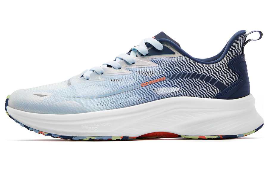 QIAODAN Feiying 1.0 Abrasion Resistant Breathable Abrasion Resistant Breathable Low top Running Shoes Men's Blue