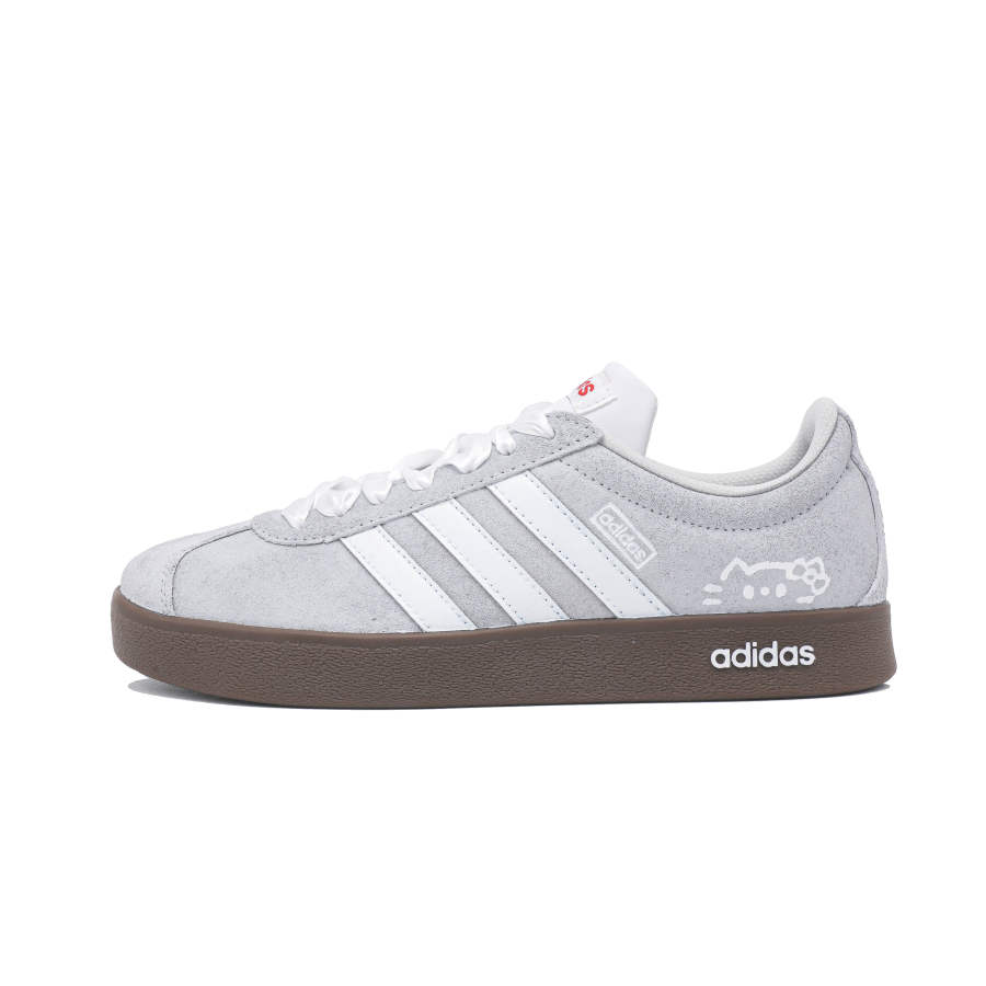 Adidas Adidas VL COURT 2.0 Low top Skateboard Shoes Unisex Gray White